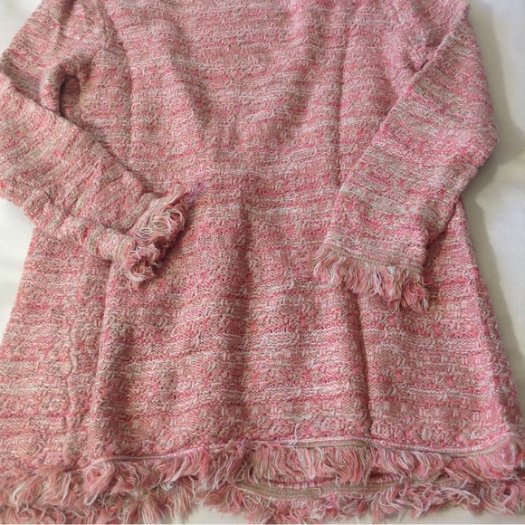 Cache pink tweed jacket women's small Fringe Day to Night Clueless Taylor Swift - Picture 10 of 10